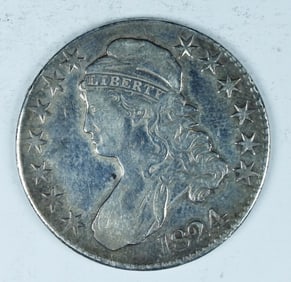 1824 CAPPED BUST HALF DOLLAR