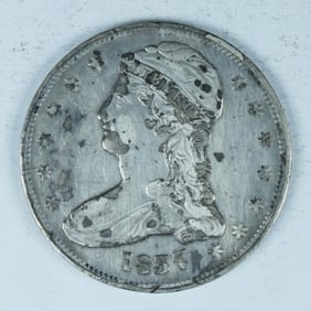 1837 CAPPED BUST HALF DOLLAR