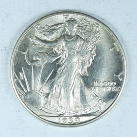 1939-D LIBERTY WALKING HALF DOLLAR