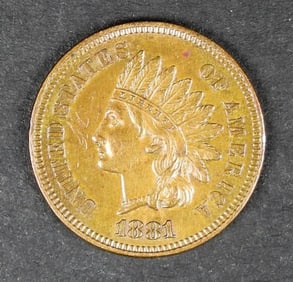 1881 INDIAN HEAD CENT