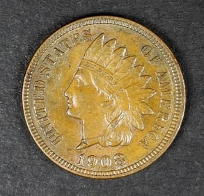 1908 INDIAN HEAD CENT