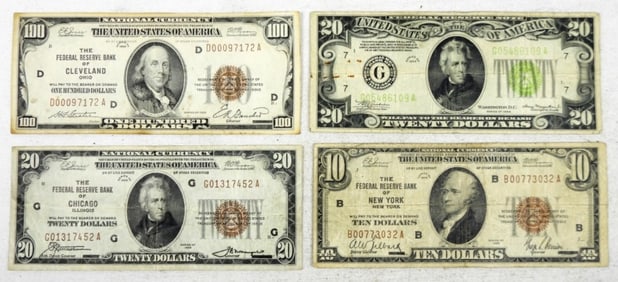 $150 FACE VALUE OLD U.S. CURRENCY