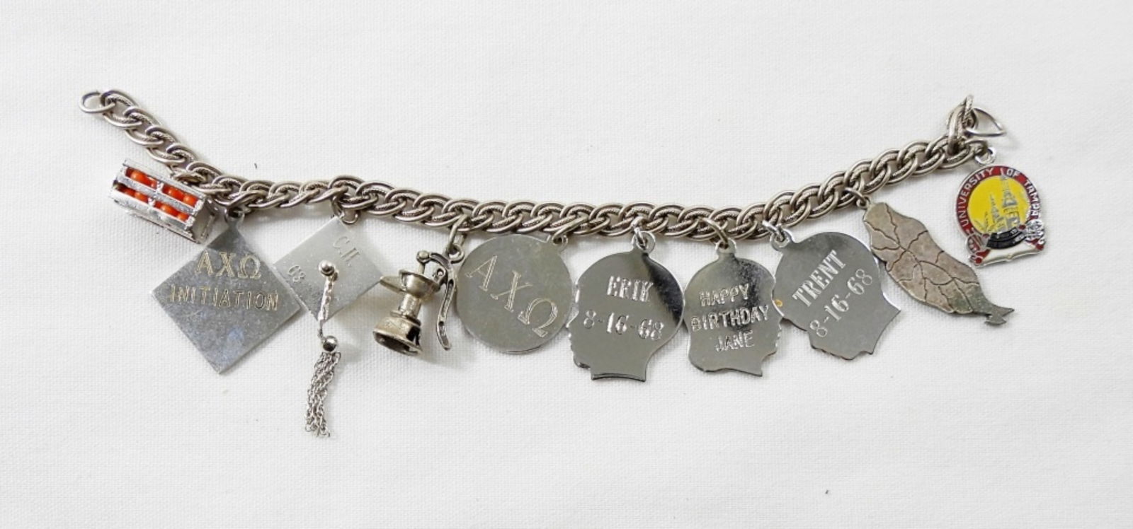 VINTAGE CHARM BRACELET 925 (1 of 3)