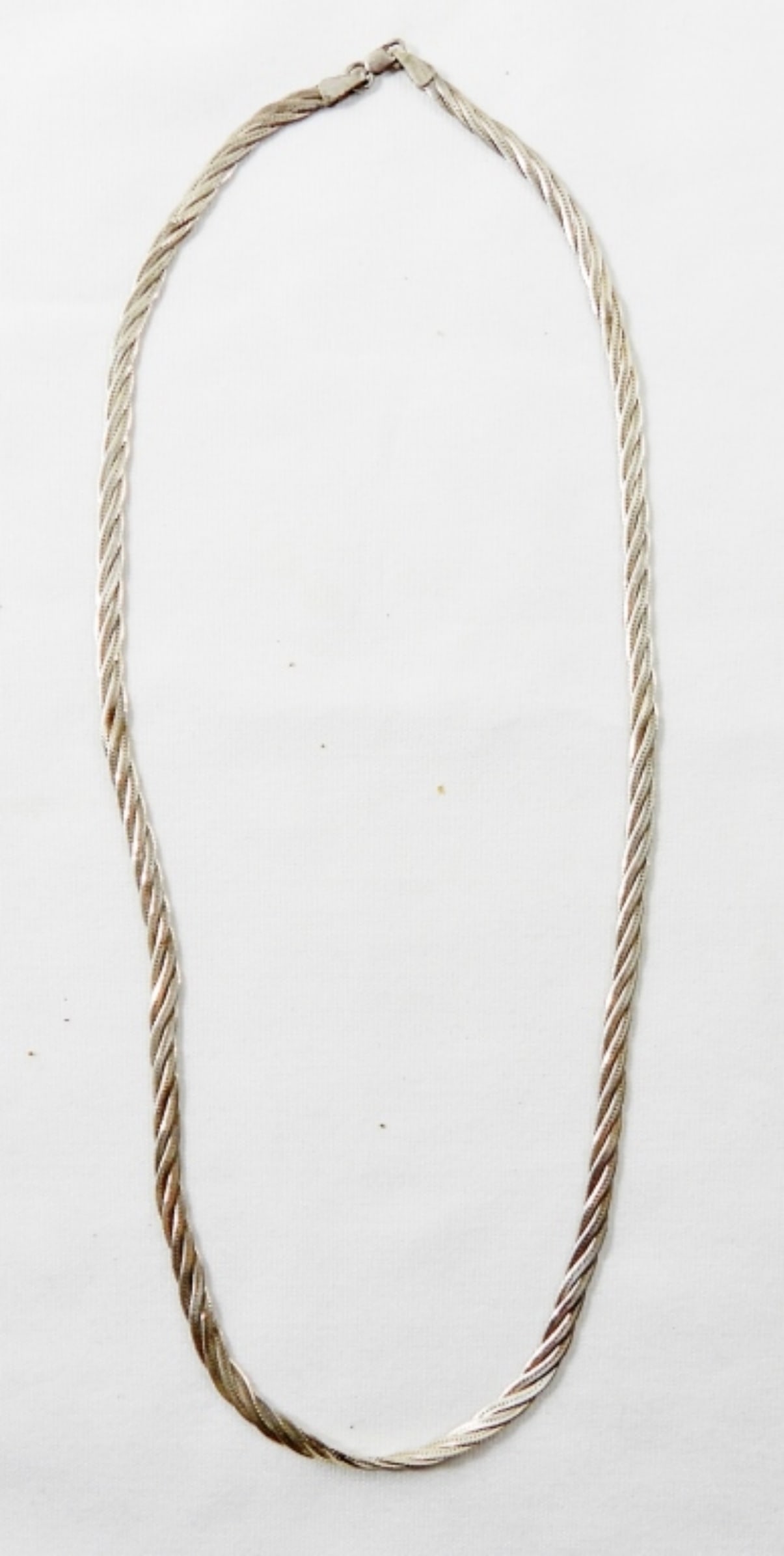 HERRINGBONE 22" NECKLACE 925 (1 of 2)