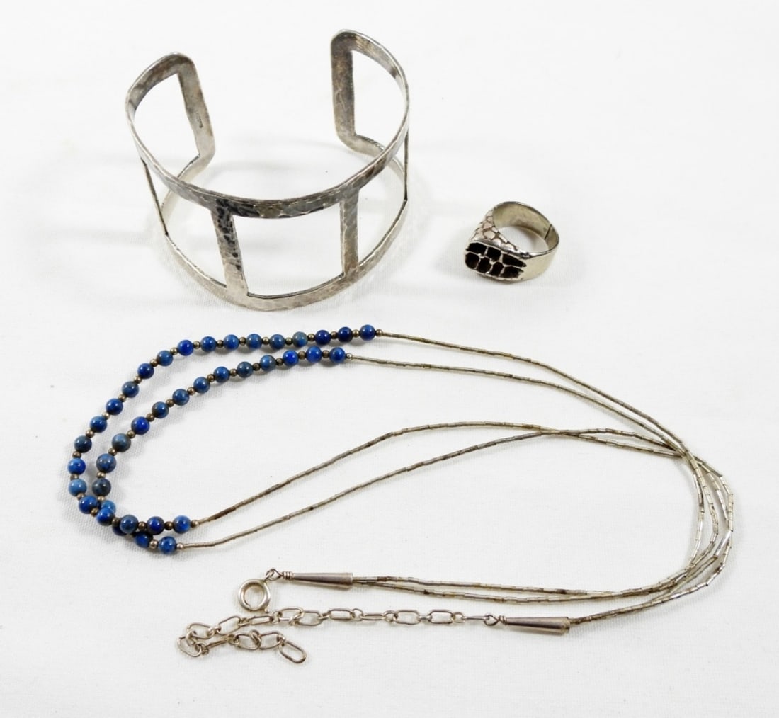 HAMMERED STERLING BRACELET plus (1 of 3)