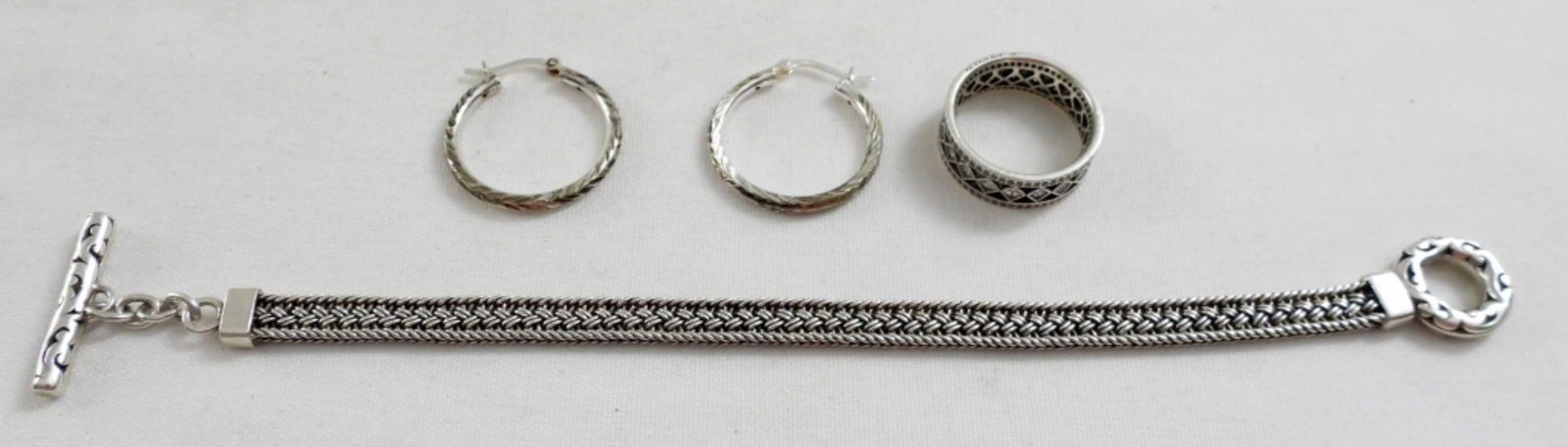 LOIS HILL STERLING BRACELET 7 1/2" LONG (1 of 3)