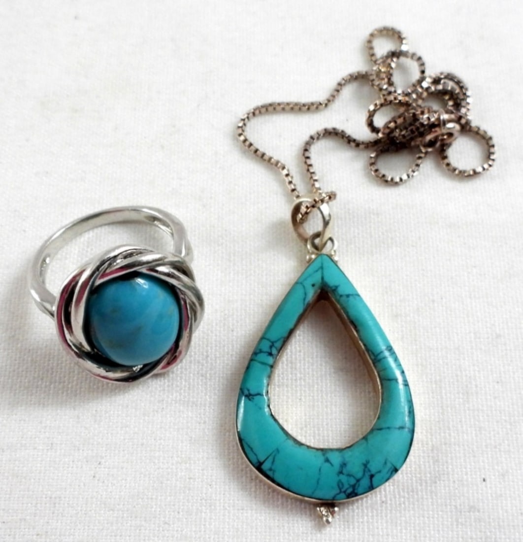 SLEEPING BEAUTY STERLING JEWELRY LOT (1 of 3)