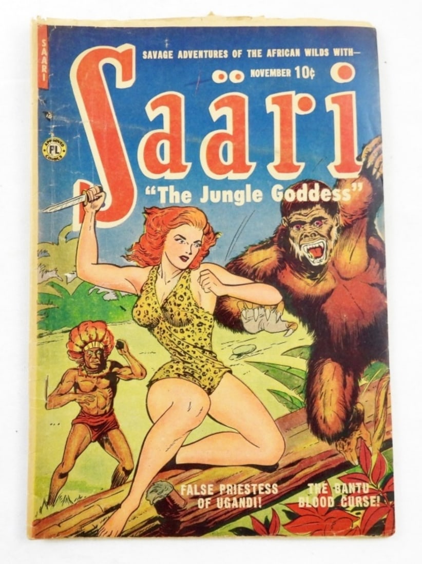 1951 SAARI #1 GOLDEN AGE JUNGLE GODESS: FAIR