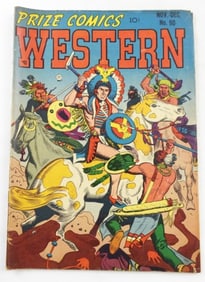 1948 PRIZE COMICS WESTERN #90