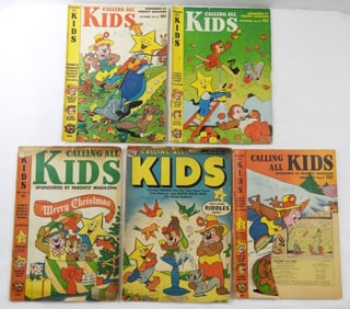 (5) CALLING ALL KIDS GOLDEN AGE LOT