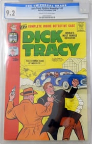 1960 DICK TRACY COMICS #143 CGC 9.2
