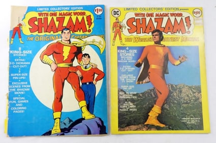 1975 DC SHAZAM & 1974 DC SHAZAM