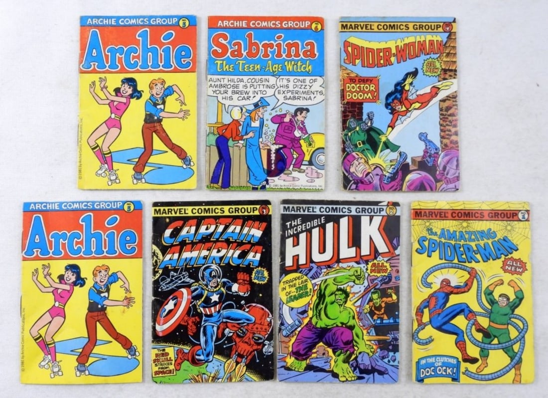 (7) BUBBLE FUNNIES #1-6 & EXTRA #5 (1 of 1)