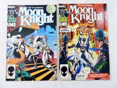 (2) BRONZE  MARVEL MOON KNIGHT #1& #2