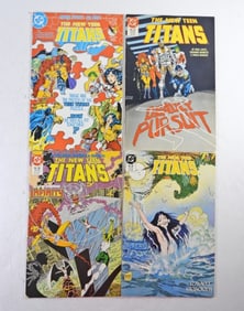 (4) DC NEW TEEN TITANS '85-'88