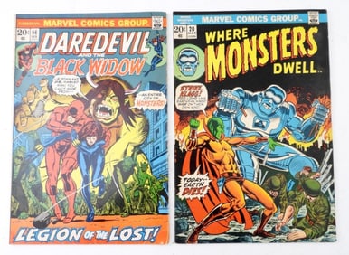 (2) MARVEL COMICS GROUP 20c ISSUES