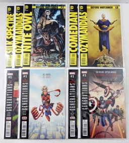 (9)  MARVEL & DC MIX COMIC LOT