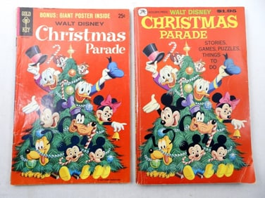 (2) WALT DISNEY CHRISTMAS PARADE