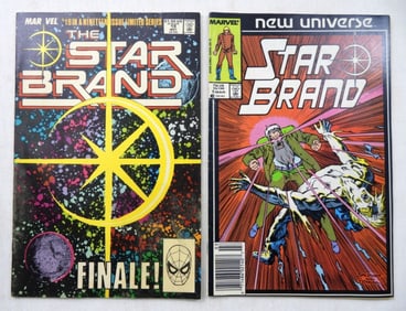 (2) MARVEL STAR BRAND COMICS