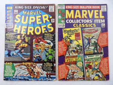(2) MARVEL KING-SIZE COMICS #1 ISSUES
