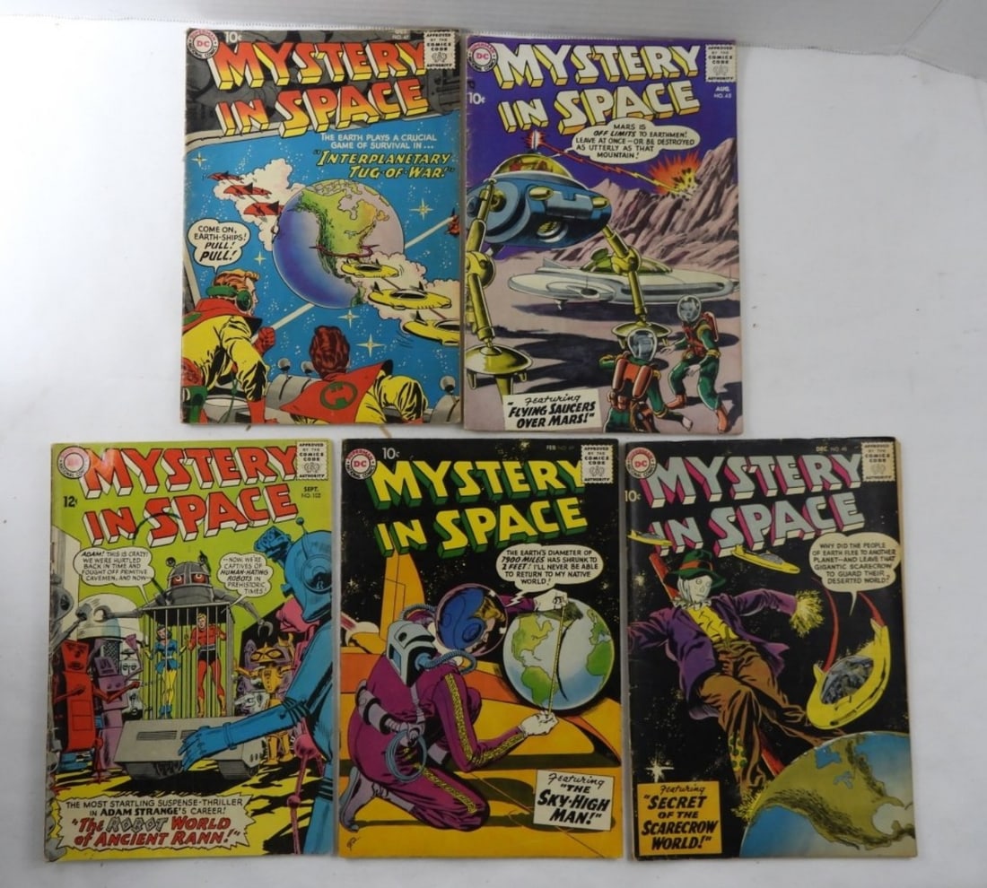 (5) DC SILVER AGE MYSTERY IN SPACE COMICS (1 of 2)