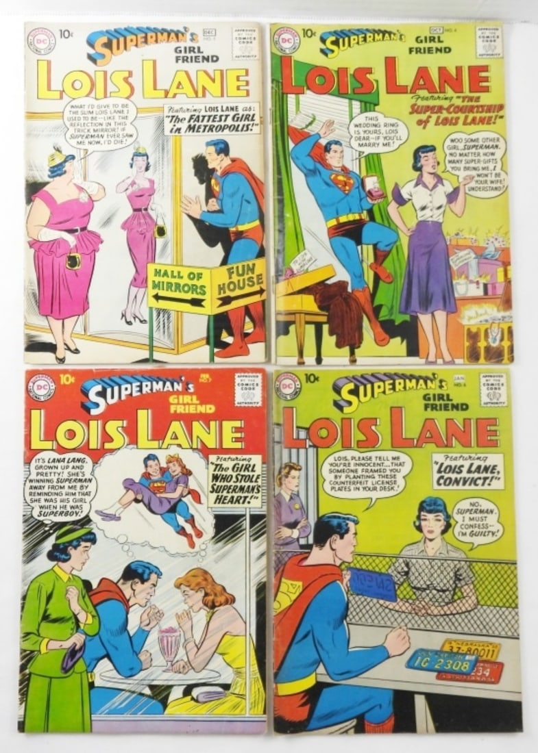 VERY GOOD LOIS LANE DC COMIC LOT (4) (1 of 2)