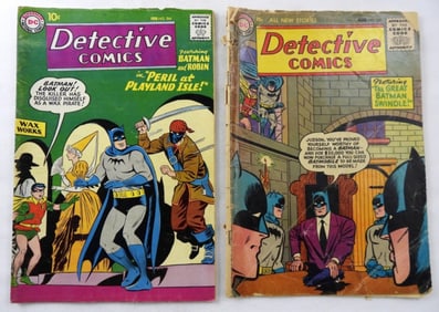 DETECTIVE COMICS DC NO 222 & 264 FAIR-GOOD