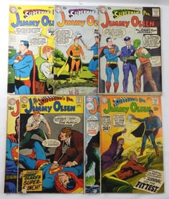 (7) JIMMY OLSEN DC COMIC BOOK LOT GOOD