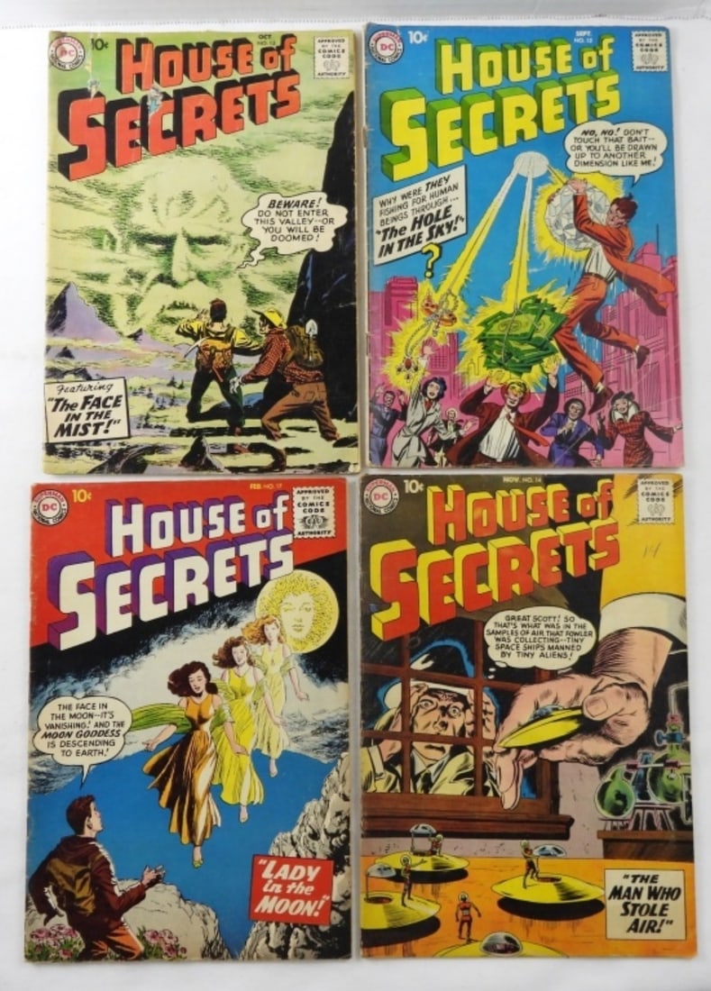 DC HOUSE OF SECRETS (4) COMICS SILVER AGE (1 of 2)