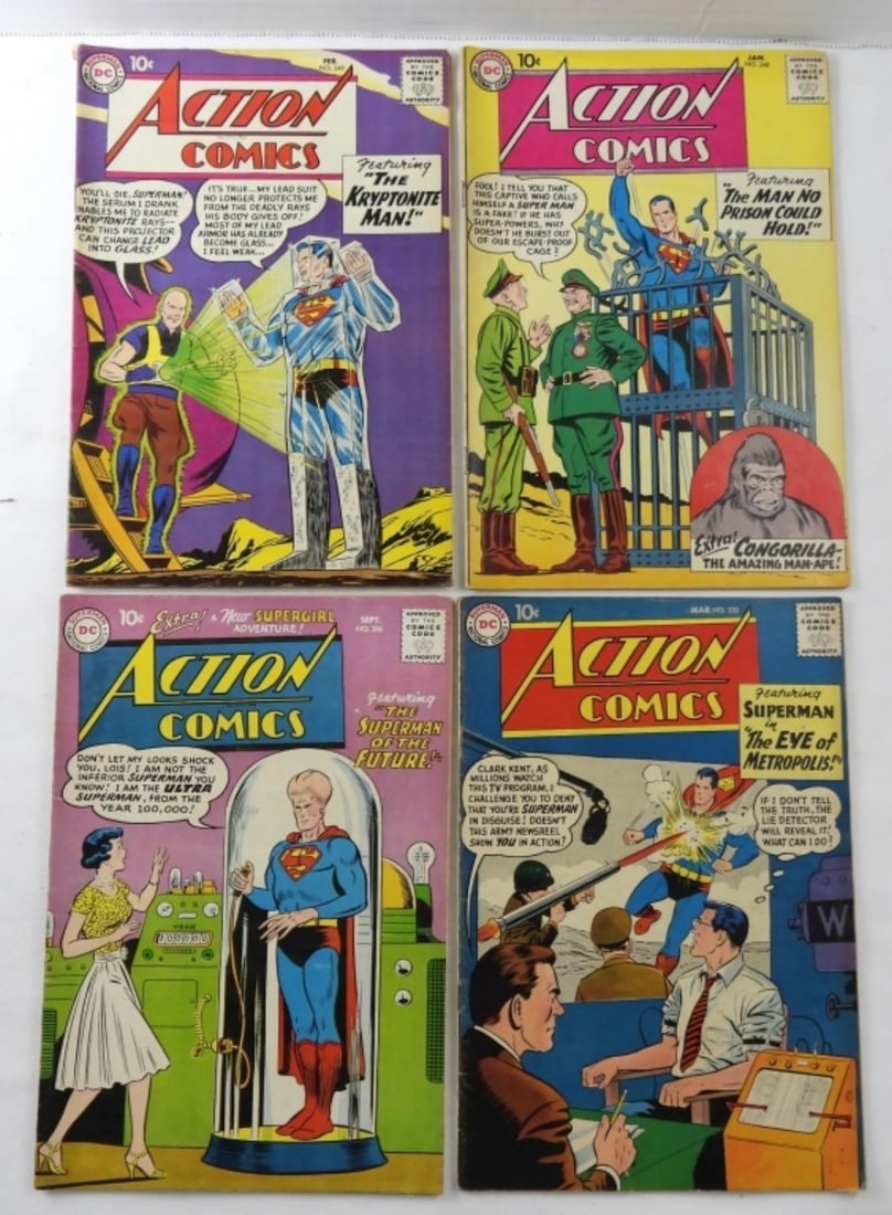 VERY GOOD-GOOD DC ACTION COMICS 1959 (1 of 2)