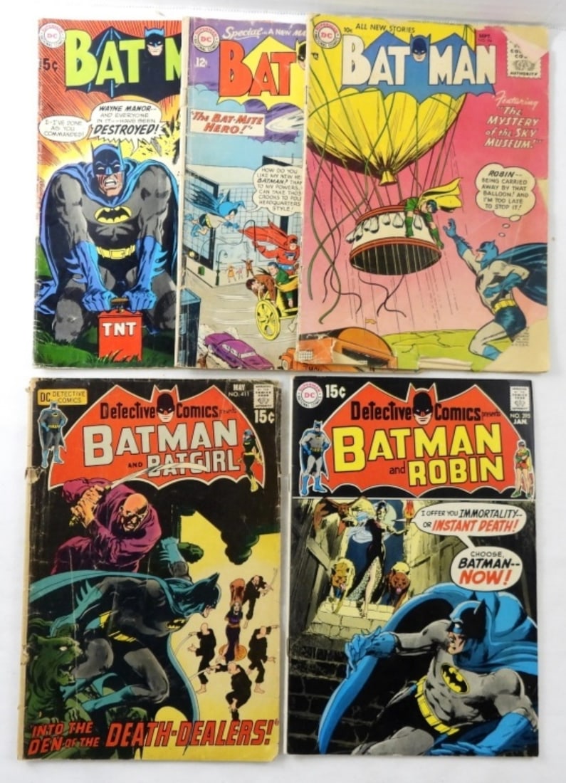 BATMAN DC COMIC LOT (INC BATGIRL & ROBIN) (1 of 2)