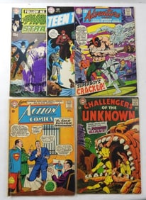 5 MIXED DC 1963-1970 COMIC BOOK LOT