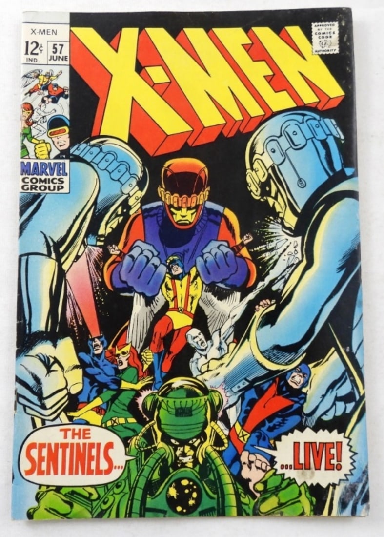 X-MEN VOL 1 NO 57, 1969, VERY GOOD (1 of 3)