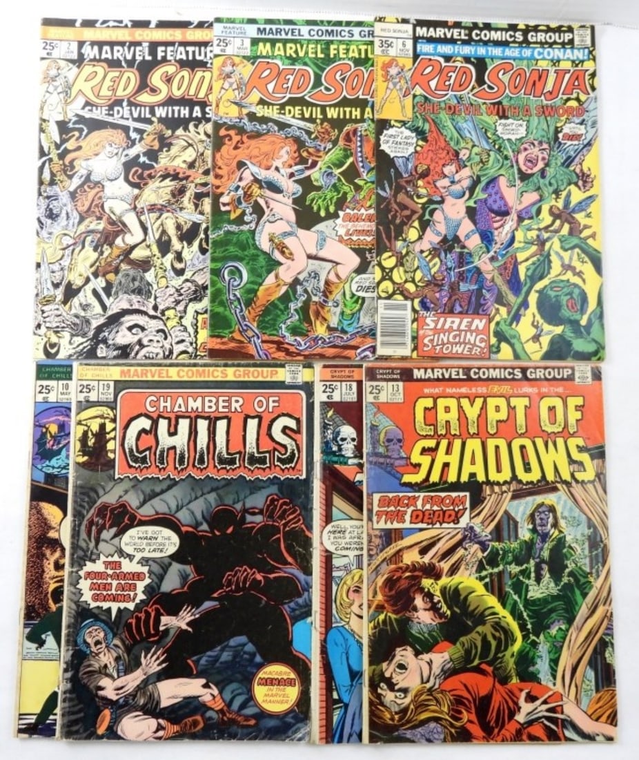 BRONZE AGE MARVEL COMIC MIX LOT G-VG (1 of 2)