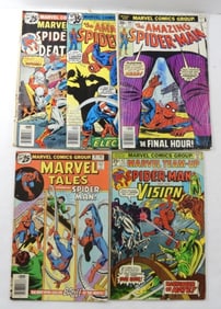 (5) MARVEL SPIDERMAN MIX COMIC LOT