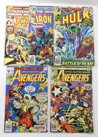 AVENGERS, HULK, AND IRON MAN LOT (5)