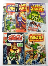 (5) MARVEL CAPTAIN COMIC LOT