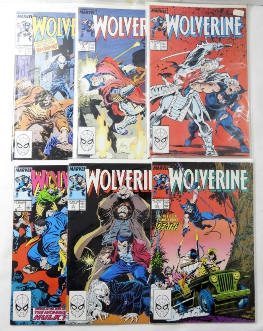 (6) MARVEL 1988 WOLVERINE #2-7 (1 of 2)