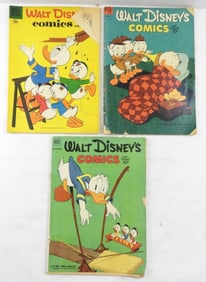 (3) DELL WALT DISNEY DONALD DUCK COMICS