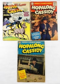 (3)  DELL HOPALONG CASSIDY COMICS