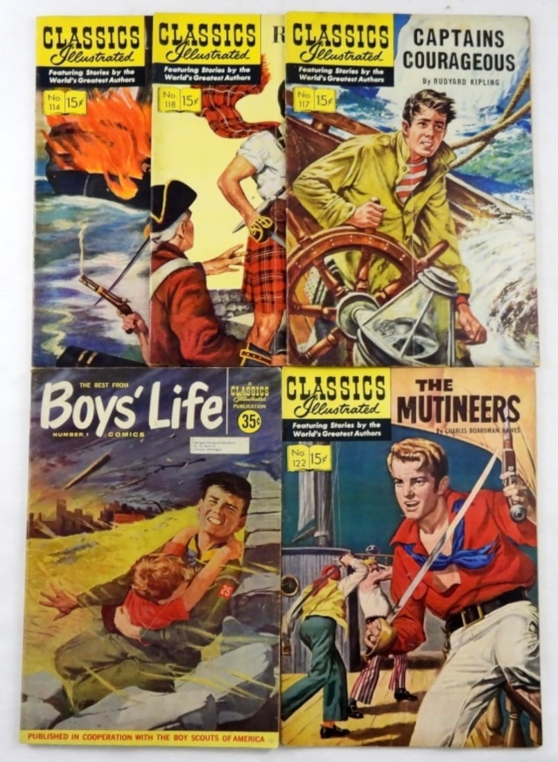 (5) CLASSICS ILLUSTRATED  LOT (1 of 2)