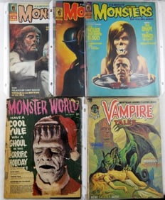 (5)FAMOUS MONSTER LOT