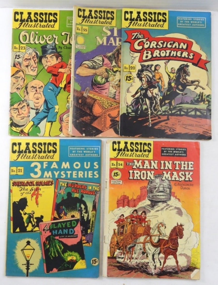 (5) GOLDEN AGE COMIC LOT (1 of 2)