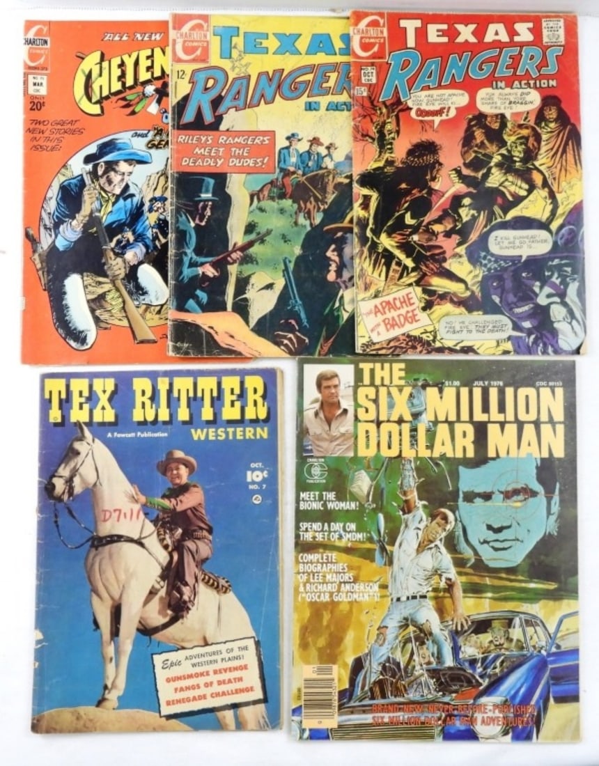 (5) COWBOY CHARLTON COMICS MIX (1 of 2)