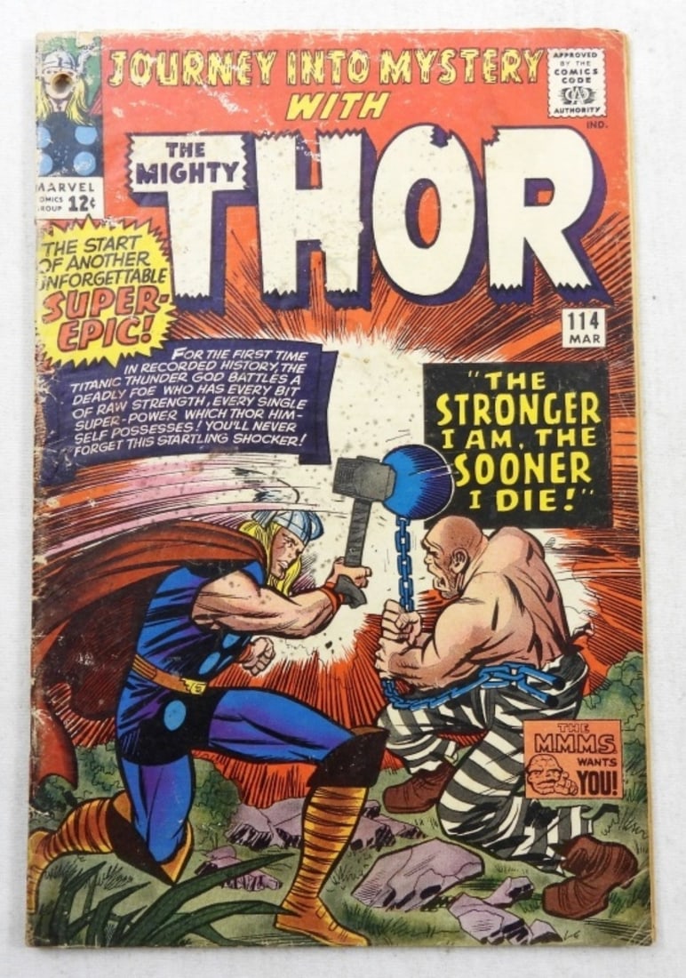 SILVER  MARVEL JOURNEY INTO MYSTERY # 114 (1 of 4)