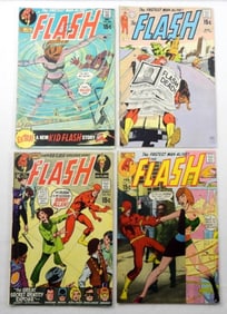 (4) FLASH DC 15c COMIC LOT