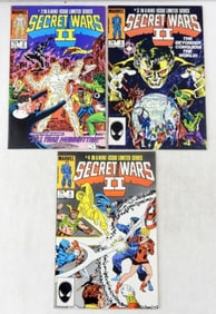 (3)1985 MARVEL SECRET WARS II #2,3,4 COMICS