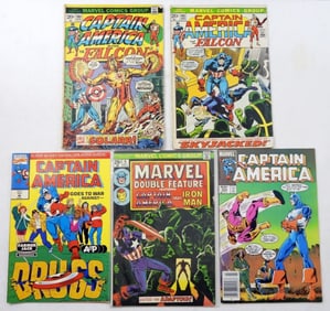 (5) CAPTAIN AMERICA MARVEL LOT