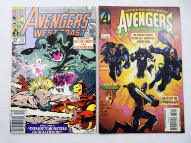 (2) MARVEL AVENGERS COMICS