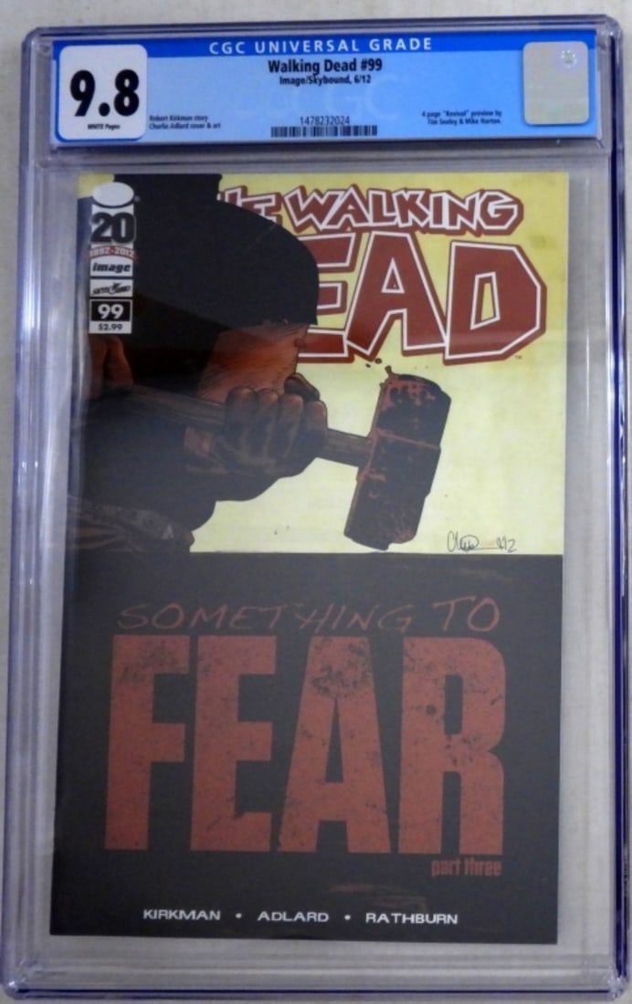 1992-2012 IMAGE WALKING DEAD #99 CGC 9.8 (1 of 2)